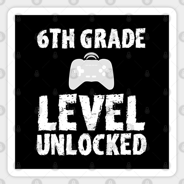 6th Grade Level Unlocked Magnet by mareescatharsis